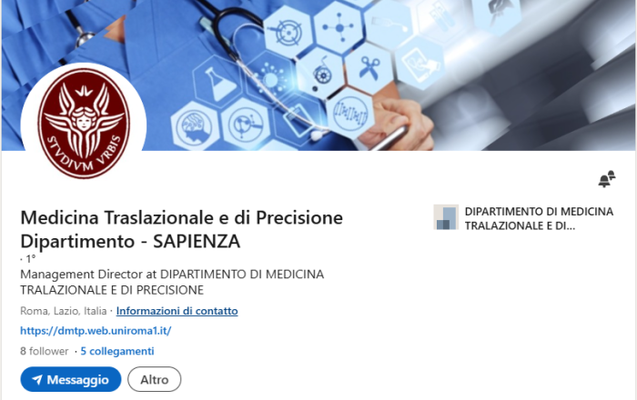 Profilo linkedin DMTP