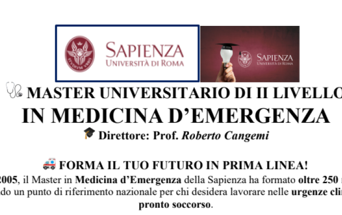 Master II Livello Medicina d'Emergenza